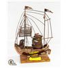 Image 1 : VINTAGE COPPER TRAWLER SAILBOAT WITH LOBSTER