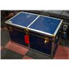 BLUE STEAMER TRUNK