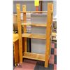 WOODEN SHELF H-62" W-13.5" L-31.5"