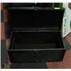 Image 1 : OLD SMALL BLACK WOODEN TRUNK