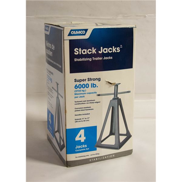 FOUR 6000LB STACK JACKS
