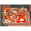 Image 1 : BOX W/ 3 2 TON JACK STANDS.