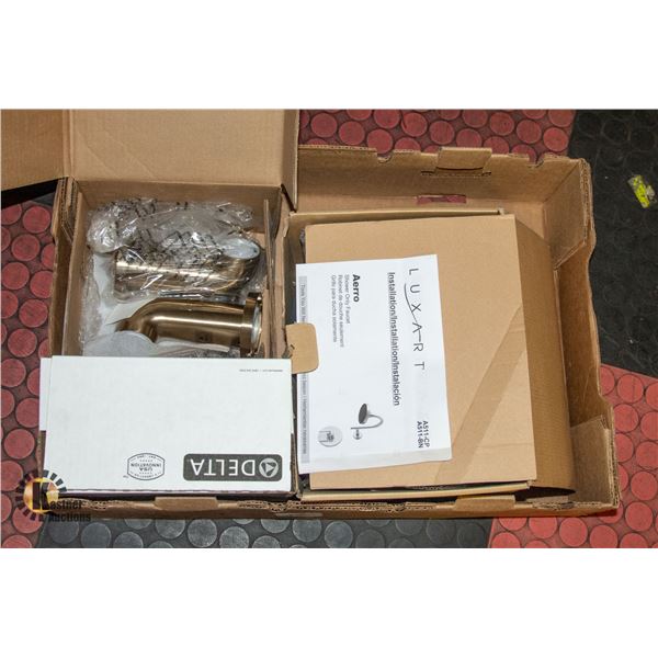 3 NEW DELTA/LUXART FAUCETS