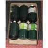 Image 1 : LOT OF 6 MINI FULL PROPANE BOTTLES