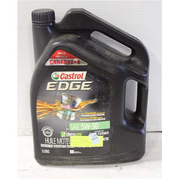 CASTROL EDGE 5W-30 SYNTHETIC MOTOR OIL
