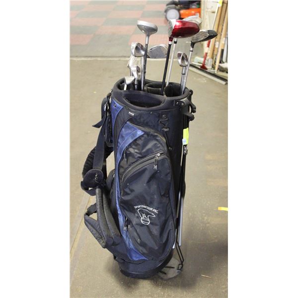 GOLF BAG WITH GOLF CLUBS