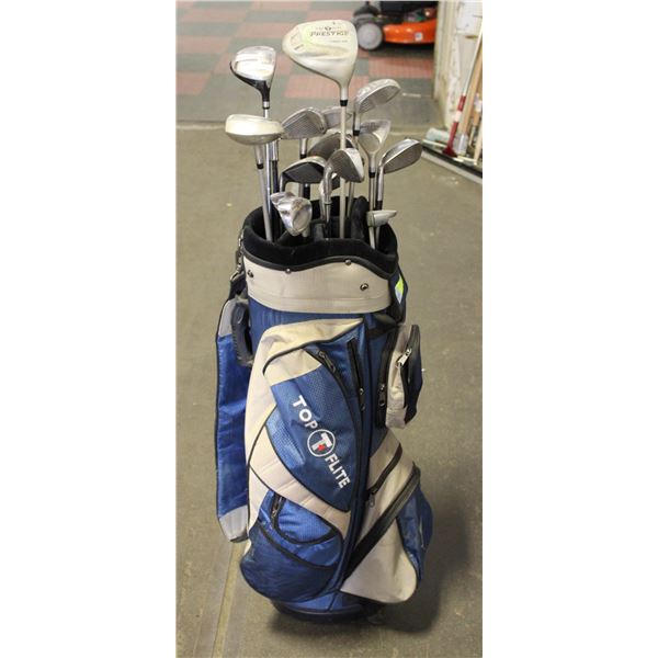 GOLF BAG WITH GOLF CLUBS