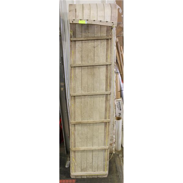 6FT WOODEN TOBOGGAN