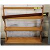 Image 1 : 2 HANGING WALL DISPLAY PLATE RACK/ SHELF UNITS