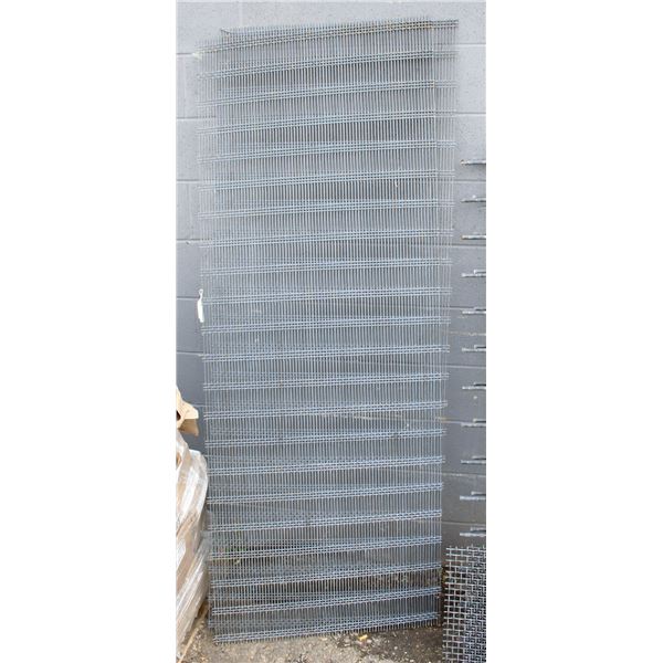 SET OF TWO 76" X 29" HIGH CARBON STEEL SCREENS
