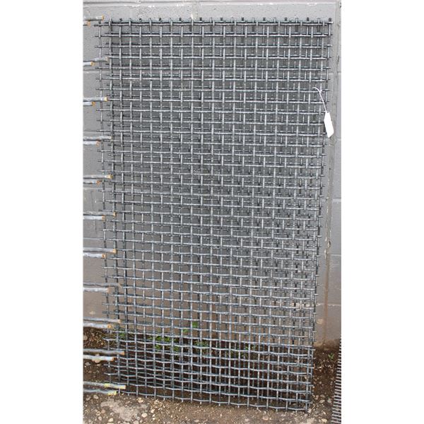 SET OF TWO 48" X 28" HIGH CARBON STEEL SCREENS
