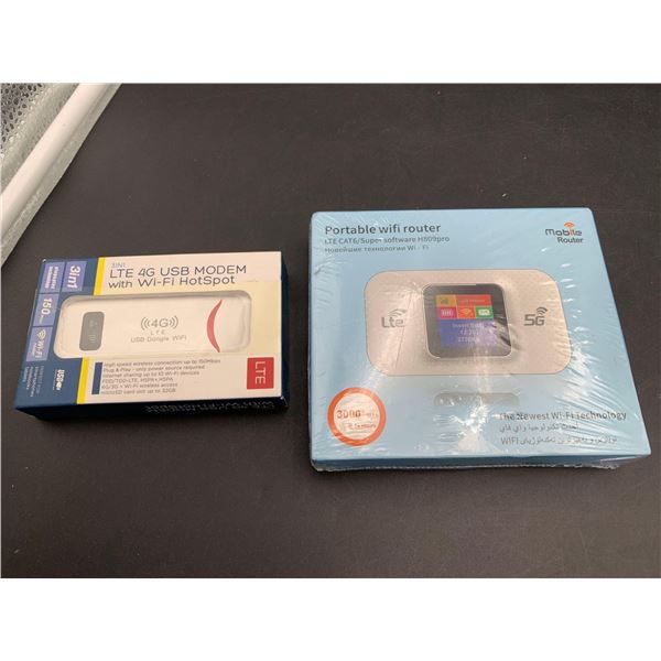 3in1 LTE 4G USB Modem with Wi-Fi HotSpot and Portable WiFi Router LTE Cat6/Super Software H809pro