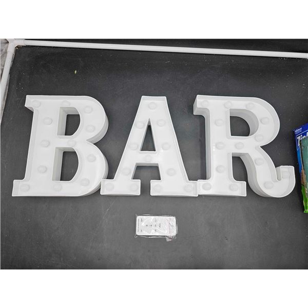 Bar Marquee LED Sign with Remote