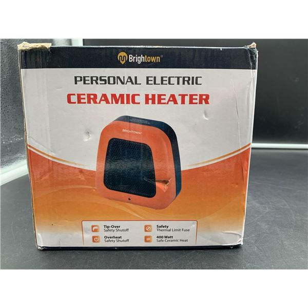 Brightown Personal Electric Ceramic Heater, 400W Ceramic Heat