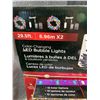 Image 2 : Ultra Pro Elite Color-Changing LED Bubble Lights 29.5ft 2pk