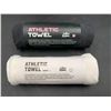Image 1 : Athletic Towel 2ct, Black and White
