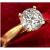 Image 2 : 10K Yellow Gold 2.3G Lab Diamond 1.05Ct Ring (~Size 6)(Ring is resizable for $40), Made in Canada, A