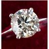 Image 1 : 14K White Gold 1.8G Lab Diamond 1.4Ct Ring (~Size 6)(Ring is resizable for $40), Made in Canada, App