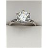 Image 1 : 3.00 CT GRA CERTIFIED ROUND BRILLIANT CUT MOISSANITE STONE VVS D COLOR SET IN 925 SILVER RING RETAIL