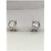 Image 1 : 4.00 CT TW GRA CERTIFIED ROUND BRILLIANT CUT MOISSANITE STONES VVS D COLOR SET IN 925 SILVER EARRING