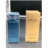 Image 1 : Calvin Klein Escape & Davidoff Cool Waters Eau Du Toilete LOT of 2 NEW SEALED