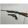 Image 1 : Pellet & BB Gun Lot of 2 Includes: Crossman Gas Revolver and crossman .177 Pellet rifle