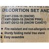 Image 3 : WBHome 1.8Foot  Mini Artificial Christmas Tree W/ Decoration Set & Light XMT-D012-18 Snow Candy Deco