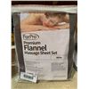 Image 2 : ForPro Flannel Massage Sheet Set