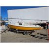 Image 1 : 1981 - 16' Diller Schwill DS-16 sailboat, Yellow Hull, built in Odessa, Ontario, main, Includes 2 Oa