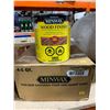 Image 1 : Minwax Wood Finish Penetrating Stain Semi-Transparent Special Walnut 4 x 946ml