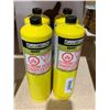 Image 1 : Lot of 4 Turbo Torch MAP Pro Torch Gas - 14.1 Oz Each