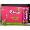 Image 1 : Rubicon Sparkling Guava Beverage 12x355ml
