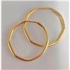 Image 2 : 10K Yellow Gold 0.5G Hoop Earrings, Suggested Retail Value $350