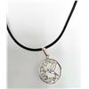 Image 2 : Silver Bird With Leather Cord Necklace, Suggested Retail Value $40