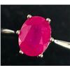 Image 2 : Silver Ruby(1ct) Ring, Suggested Retail Value $120