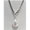 Image 1 : Silver Fresh Water Pearl Necklace, Suggested Retail Value $80