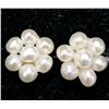 Image 1 : Silver Pearl Stud Earrings, Suggested Retail Value $80