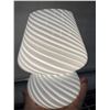 Image 1 : Blown Glass Mushroom Bedside Lamp