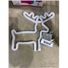 Image 1 : LED Light Up Reindeer Wall hanger