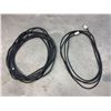Image 1 : Black Contractor Grade Extension Cords Lot of 2