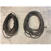 Image 1 : Black Contractor Grade Extension Cords Lot of 2