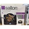Image 2 : Salton Portable Induction Cooktop with Temperature Probe and Included Magnet Tester, 1800 Watts , Bl
