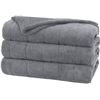 Image 1 : Sunbeam® Microplush Heated Blanket, Brushed Nickel, King, 100" x 90", with ComfortTech Controller- 2