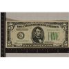 Image 1 : 1934-A US $5 FEDERAL RESERVE NOTE CRISP AU WITH