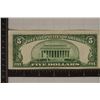 Image 2 : 1934-A US $5 FEDERAL RESERVE NOTE CRISP AU WITH