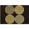Image 2 : 4-$1 METAL CASINO GAMING TOKENS: BELLAGION, LAS