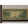 Image 2 : SERIES 1914 US $5 FEDERAL RESERVE NOTE LARGE SIZE