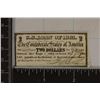 Image 1 : CONFEDERATE STATES OF AMERICA 1864 $2 BOND COUPON