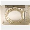 Image 2 : LUCITE COIN TOILET SEAT WITH SILVER COINS: