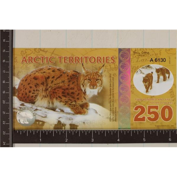 2017 ARTIC TERRITORIES 250 POLAR DOLLARS CRISP UNC